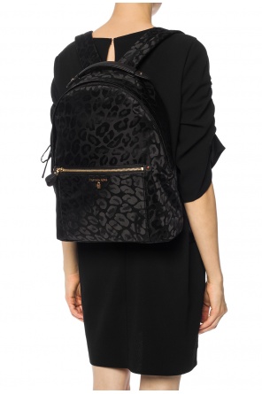 'kelsey' leopard print backpack, zdjęcie 2 'kelsey' leopard print backpack od Michael Kors